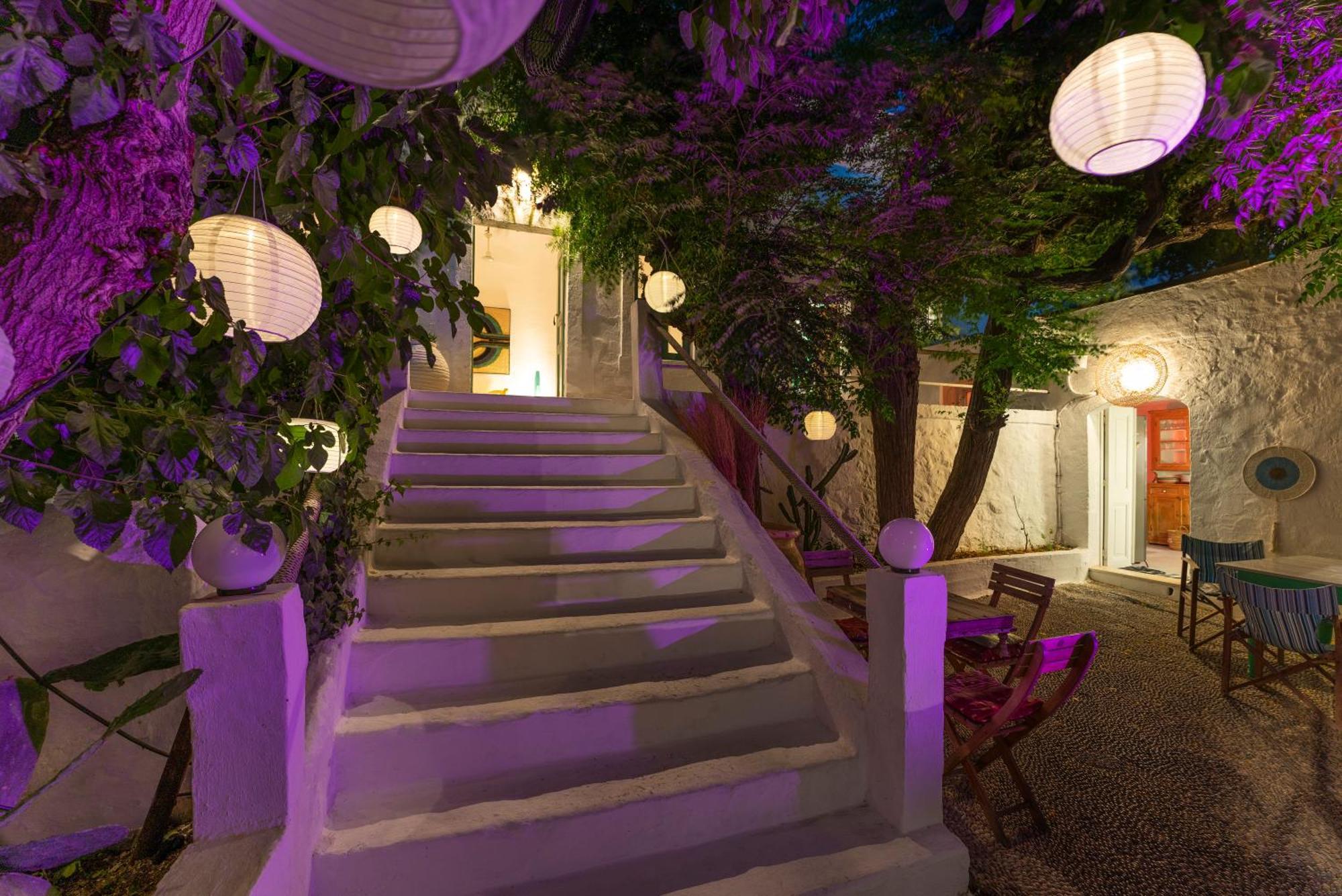 Вилла Casa Angelina Lindian House With Large Garden Линдос Экстерьер фото