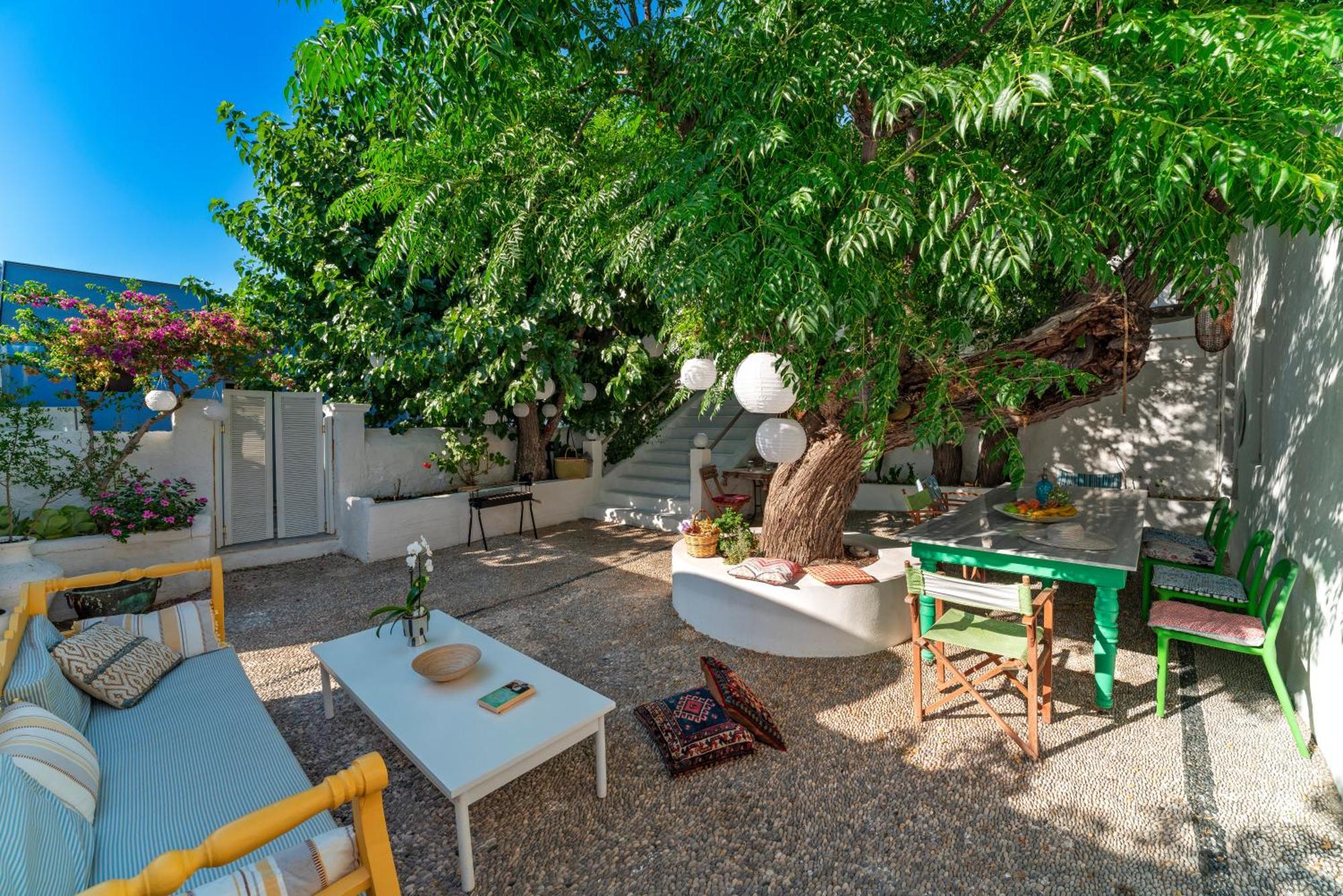 Вилла Casa Angelina Lindian House With Large Garden Линдос Экстерьер фото
